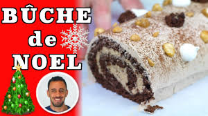 Bûche de noël roulée traditionnelle au chocolat {facile et , recette gâteau au chocolat facile et rapide recette , gâteau roulé : Buche De Noel Chocolat Noisette Recette Facile Rapide Inratable Youtube