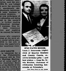 Dr Irwin Breslow chairs birthday celebration for Louis Amarando