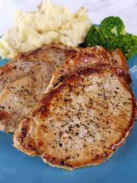 Perfect Pan Seared Pork Loin Steaks - Hint Of Healthy