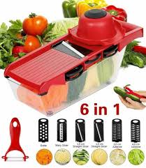 Shop kitchen furniture, home décor & more! Mandoline Slicer 6 In 1 Fruit Vegetable Chopper Peeler Kitchen Cutter Food Tool For Sale Online Ebay