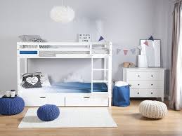 Lozko Pietrowe Drewniane 90 X 200 Cm Biale Radon Hochbett Weiss Bett Hochbett Holz