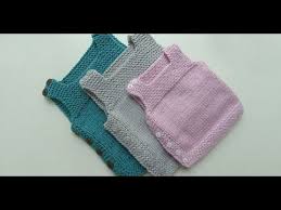 Dikissiz Orgu Bebek Yelekleri Baby Knitting Patterns Orgu Bebek Yelek