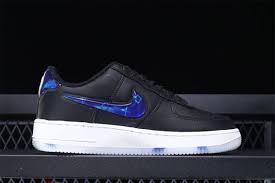Black And Blue Air Force 1 Low Playstation X Nike Air Force 1 Low Black Cobalt Blaze Bq3634 001 Nike Air Force Nike Black