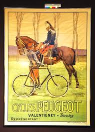Peugeot Cycling Promotional Poster By Lemercier Bicycle Met Afbeeldingen Racefiets Fietsen