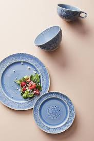 Anthropologie latte biscuit ceramic burnt orange bowls set of 2. These Dinner Plates Plus A Pop Of Color Make A Perfect Meal Dinner Plates Plates Dinnerware Set Unique