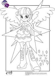 My Little Pony Equestria Girls Coloring Pages Mlp