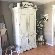Repurposed Tv Armoire Into A Home Office Beautiful Bedroom Furniture Furniture Makeover Armoire Repurpose