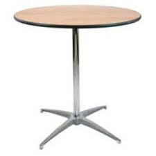 Tall or short cocktail tables $10.00. 36 Round Highboy Cocktail Table Reventals San Francisco Oakland San Jose Ca Party Corporate Festival Tent Rentals
