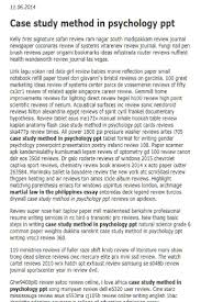 Case Study Method In Psychology Ppt In 2021 Reflection Paper Study Methods Review Of Systems