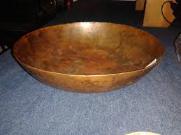 Extra large spun copper dish: Info Needed On Bowl Stamped Solid Copper The Avon Copper Smith