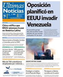 Descubre colombia información habitual, resultados, máximos marcadores, rumores de transferencia y perfiles de jugadores con fotos exclusivas y videos destacados. Ultimas Noticias On Twitter Portadaun Mira La Primera Pagina De Nuestra Edicion De Hoy 16abr Titulares