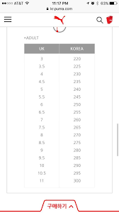 38 Extraordinary Puma India Size Chart