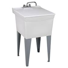 mustee utilatub combo laundry tub with