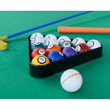 The most notable of the games are carom, or french, billiards; The World S Largest Putting Pool Table Hammacher Schlemmer