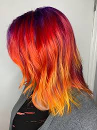 This may be new to you, but if your hair you can also use shampoo made for dry or color treated hair to tame your hair if you have frizzy, dry hair, because they do a great job of. My New Sunset Hair This Photo Is Right After Coloring First Wash Muddied The Yellow But I Still Like It Fancyfollicles