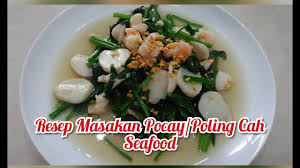 Telur yang terbuat dari telur bebek ini memiliki rasa gurih dan asin yang tentu saja memanjakan lidah cara membuat telur asin ada 3. Resep Masakan Pocai Poling Cah Seafood Youtube