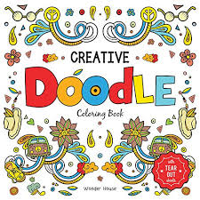 Happy doodles for fun & relaxation by flora chang | colouring in, doodles. Creative Doodle Coloring Book Tear Out Sheets Coloring Book For Children Buy Online In Dominica At Dominica Desertcart Com Productid 134221401