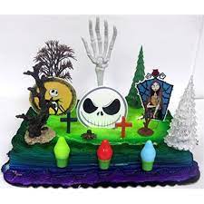 Maybe you would like to learn more about one of these? Nightmare Before Christmas Birthday Cake Topper Set Featuring Jack Skellington And Friends And Decorative Themed Accessories Walmart Com Walmart Com