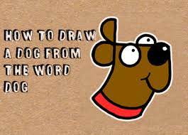 I used to own one of these dogs a long time ago. How To Draw A Dog From The Word Dog Easy Step By Step Drawing Tutorial For Kids How To Draw Step By Step Drawing Tutorials