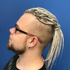 White Blonde Dreadlocks Double Ended