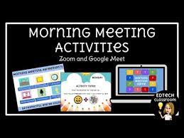Check out our collection of kindergarten activities perfect for helping your young learner master key skills. Virtual Morning Meeting Activities For Distance Learning Zoom And Google Meet Youtube