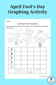 April Fool S Day Graphing Activity Jdaniel4s Mom Graphing Activities Early Learning Math April Fools