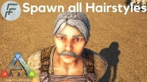 Cutting hair and sheering ovis grant the player human hair and wool respectively , which are both useful as a substitute for pelt in crafting recipes. How To Spawn All Hair Styles Ark Survival Evolved Youtube