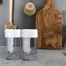 セリアの粉末だしボトルが使いやすい 食品保存容器 セリア キッチン便利グッズ