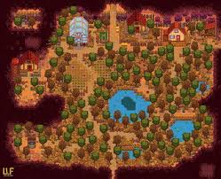 Our Little Apple And Cranberry Orchard Stardewvalley Stardew Valley Farm Layout Stardew Farms