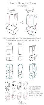 How To Draw The Torso Step By Step Tutorial Free Practice Worksheet Printable Jeyra In 2020 Body Drawing Tutorial Figure Drawing Tutorial Body Reference Drawing