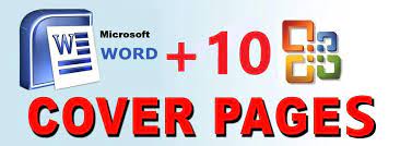 First, open a new document in microsoft word. 10 Cover Pages Templates Download For Ms Word Designs
