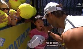 The painting may be purchased as wall art, home decor, apparel, phone cases, greeting cards, and more. Rafael Nadal Describes Heartwarming Moment He Saved Crying Kid From Crushing Us Open Crowd Tennis Sport Express Co Uk