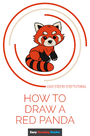 Cute little red panda.^__^ reply. How To Draw A Red Panda Really Easy Drawing Tutorial