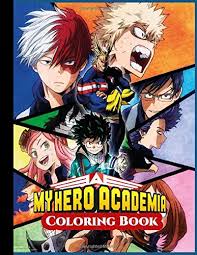 My hero academia coloring pages characters sketch maybe you also like coloring pages are funny for all ages kids to develop focus, motor skills, creativity and color recognition. My Hero Academia Coloring Book Anime Hero No Boku Academia 1 2 Season Coloring Pages Manga For Everyone Kids Boys Girls Adults Teenagers Tweens Buy Online In India At Desertcart In Productid