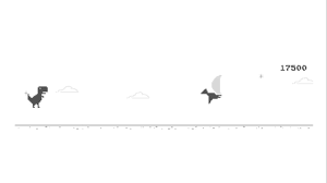 While designing the game, the engineers thought about allotting dino more features like roaring and kicking but refused this idea to keep the game maximally simplistic or prehistoric. Bot Plays Chrome Dinosaur Game Almost 1 Million Score Youtube