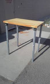 Adjustable Height Table Legs By Eclecticneophyte I Had An Epiphany One Day And This Was The Result Adjustable Height Table Diy Table Legs Adjustable Table