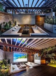 Terrasse Design 24 Modeles De Salon Encaisse Backyard Pavilion Terrace Design Outdoor Seating Areas