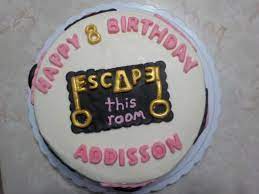 Escape Room Theme Birthday Cake Birthday Party Cake Arcade Birthday Parties Birthday Party Food
