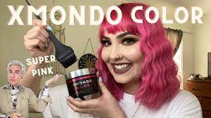 DYING MY HAIR SUPER PINK USING XMONDO COLOR / BRAD MONDO'S COLOR LINE -  YouTube
