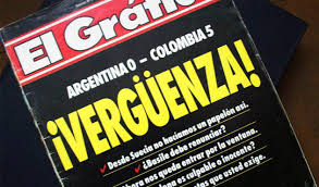 Qwc 1986 argentina vs peru 2 2 30 06 1985. Colombia Vs Argentina Las Portadas Despues Del 5 0 Rcn Radio