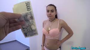 Russian teen Scyley Jam gets fucked for cash in her 1st XXX POV.   Xozilla.com
