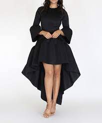 EiEN APPAREL Black Bell-Sleeve Hi-Low Dress - Women | Best Price and  Reviews | Zulily