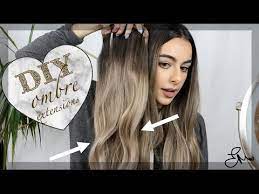 Ash is going to share with us her quick and simple diy t. Diy Ombre Ash Blonde Extensions At Home Youtube