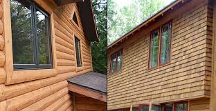 By choosing vinyl instead of wood, homeowners can avoid issues with painting, swelling, cracking and warping. Vinyl Siding Wood Grain Look Novocom Top