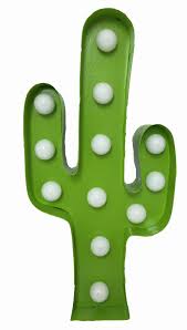 Creative Motion Cactus Battery Operated Light Sign Wall Decor Cactus Light Battery Operated Lights Wall Signs