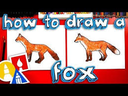 11 How To Draw A Realistic Fox Youtube Art For Kids Hub Art For Kids Fox Drawing