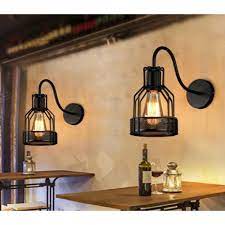 Retro Black Wall Sconce Lighting Gooseneck Barn Flat Lights Industrial Vintage Farmhouse Wall Lamp Outside Led Light Fixtures Set Of Two Hardwired Walmart Com In 2021 Wall Sconces Living Room Farmhouse
