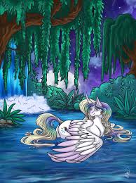 Swimming under the moonlight YCH - Princess Muse by SapphireIceAngel88 --  Fur Affinity [dot] net