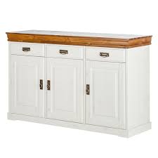 Anrichte Formentera Kiefer Massiv Weiss Braun Maison Belfort Jetzt Bestellen Unter Https Moebel Ladendire Sideboard Weiss Landhaus Kommode Kommode Modern