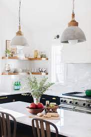 Concrete And Wood Pendant Lighting Farmhouse Concrete And Wood Pendant Lighting Kitchen Oncrete Kitchen Table Lighting Farmhouse Kitchen Decor Interior Design